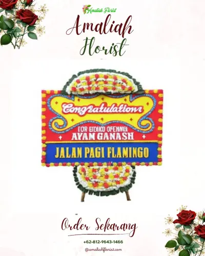 Bunga Papan Congratulation di Metro